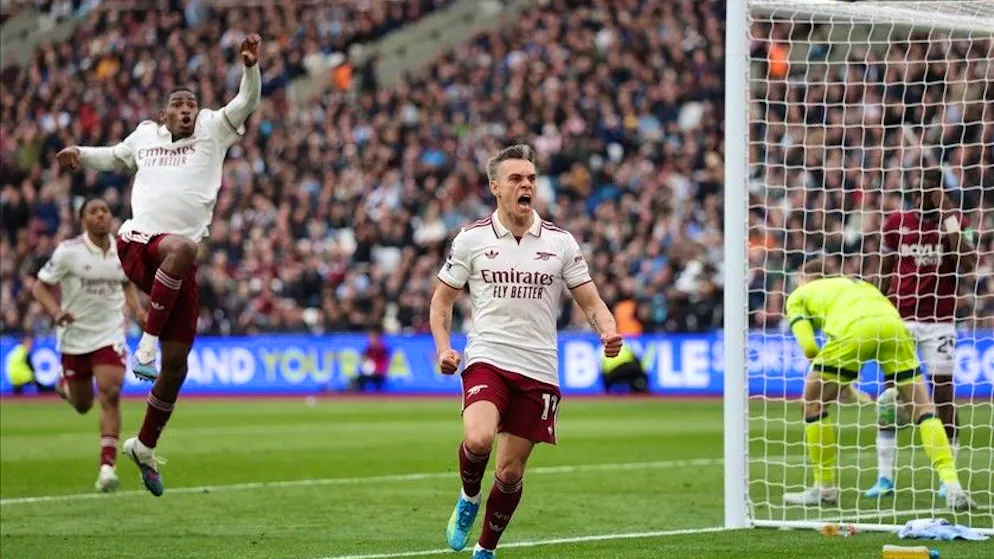 Premier League. L'Arsenal vince e sale a +5 sul Manchester City