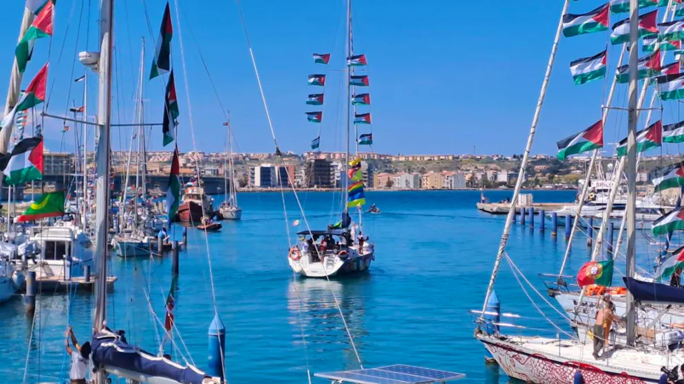 Palestina. Espulsi da Israele gli attivisti Saif Abukeshek e Thiago Avila della Flotilla