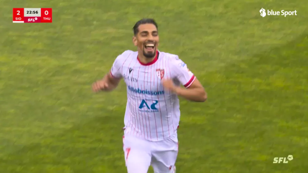 Video ticker. Thun party-makers not at their best - Boteli and Chouaref score for Sion