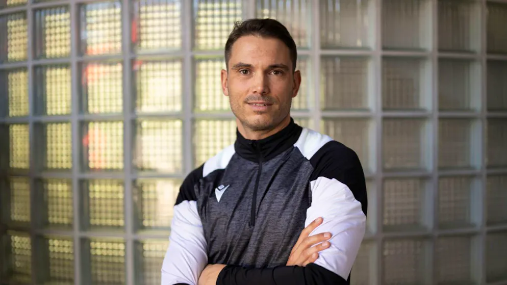 Fourth official. Sandro Schärer in the Champions League final
