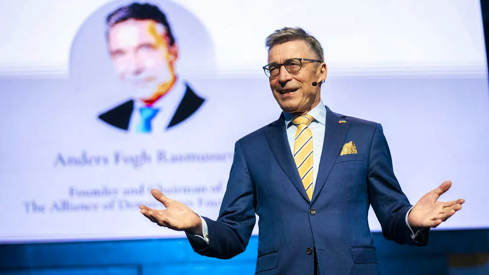 Within a new alliance, "threats against each other would of course be unacceptable", said former Danish Prime Minister and NATO Secretary General Anders Fogh Rasmussen. (archive picture)