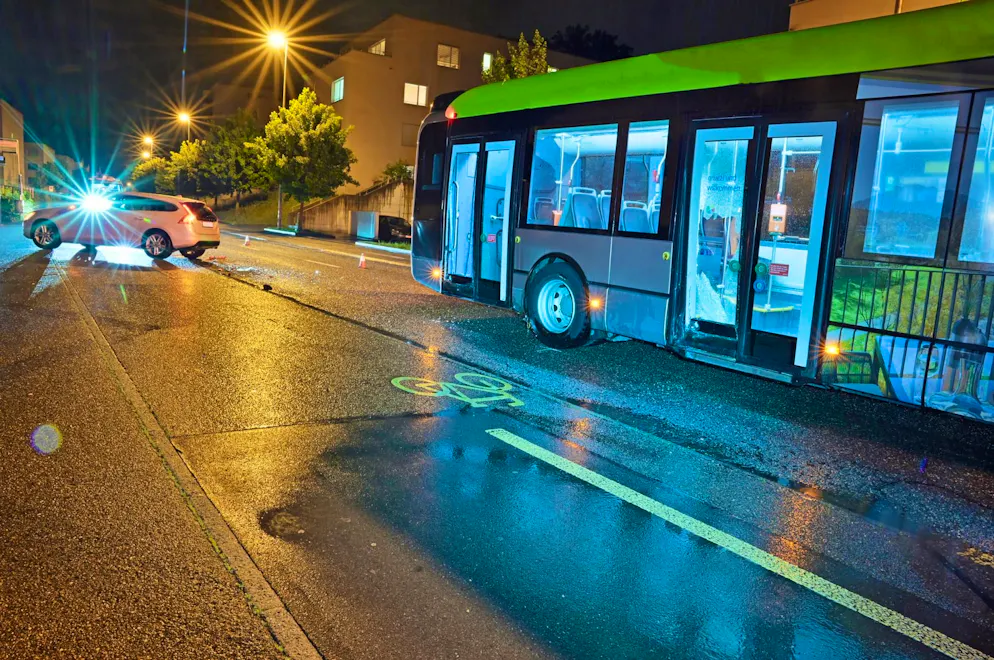 No one was injured in the collision in Emmen LU.
