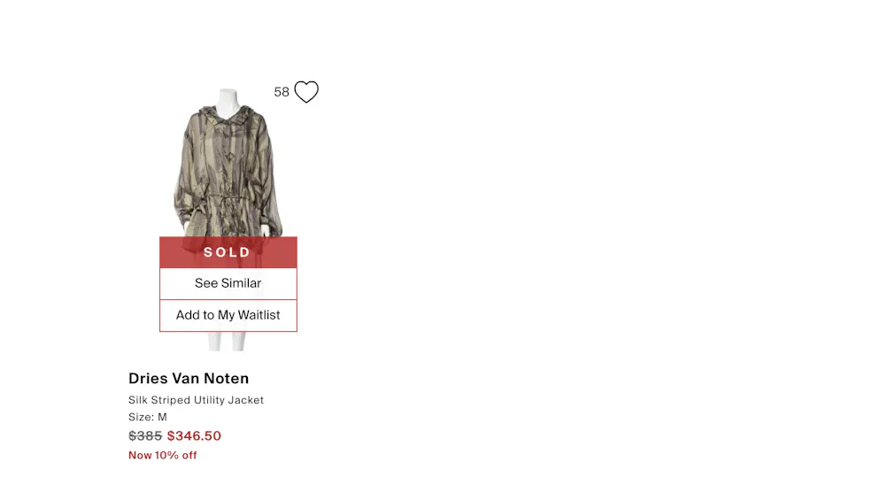 Auch Vintage Stücke wie diese Jacke von Dries van Noten sind immer wieder im Film zu finden.