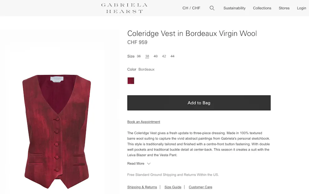 Im Film wird viel Kleidung von Gabriela Hearst getragen.