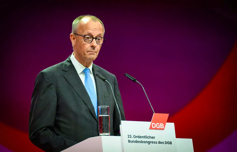 Merz did not get through with his appeals for reform at the DGB Congress.