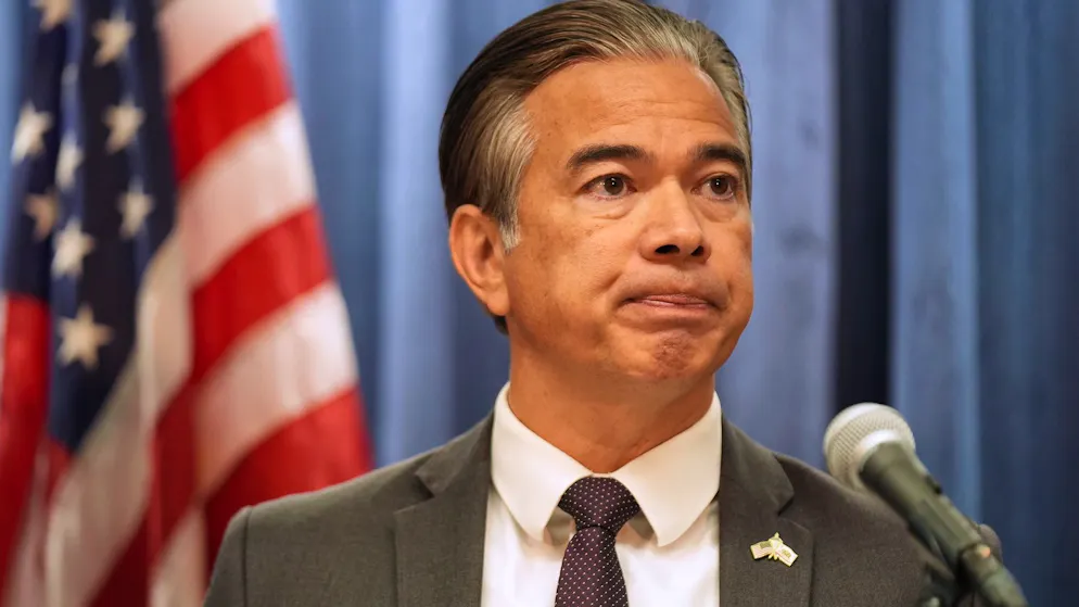 Le procureur général de Californie Rob Bonta (archives).