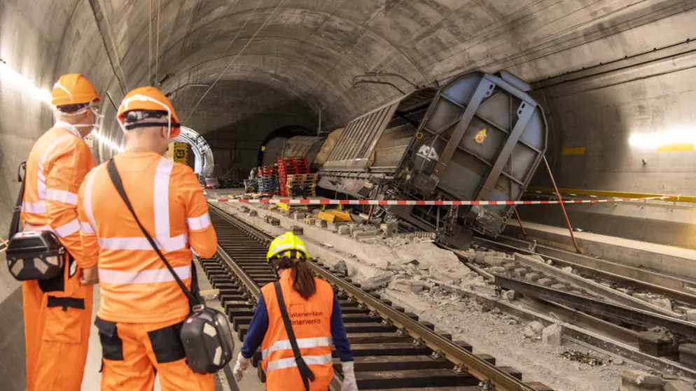 Nuova perizia. Il deragliamento di un merci nella galleria di base del San Gottardo avrebbe potuto essere evitato