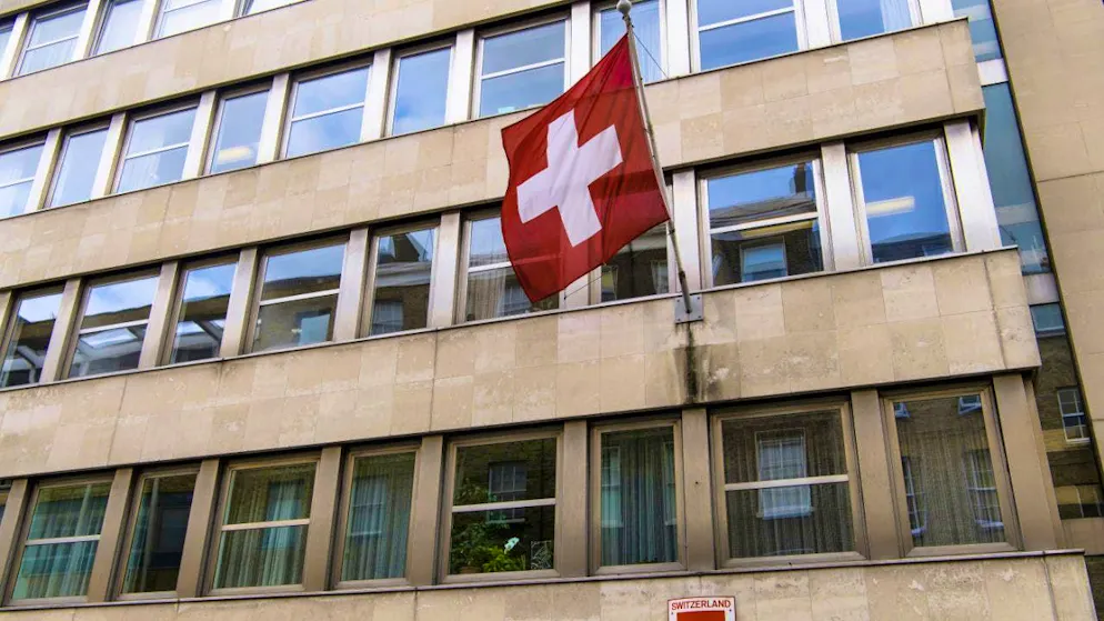 It is to be completely renovated for over 90 million francs: the Swiss embassy in London from 1971. (Archive image from 2017)