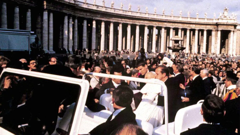 Il 13 maggio 1981 l'attentato a Papa Giovanni Paolo II in piazza San Pietro in Vaticano. (foto d'archivio)