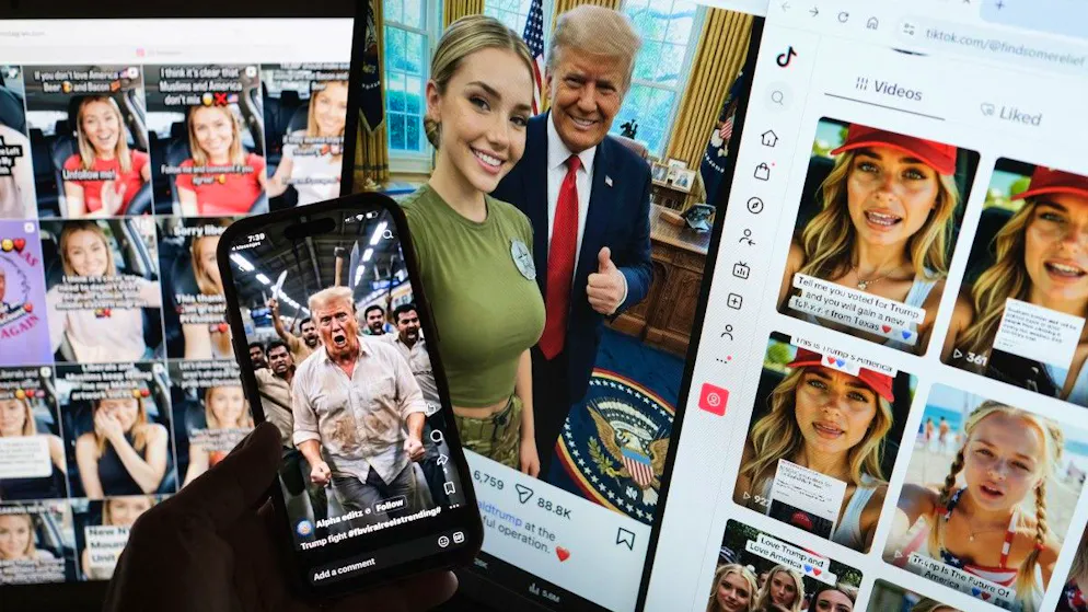 Fanatical and fake. AI avatars rally for Trump ahead of US midterms