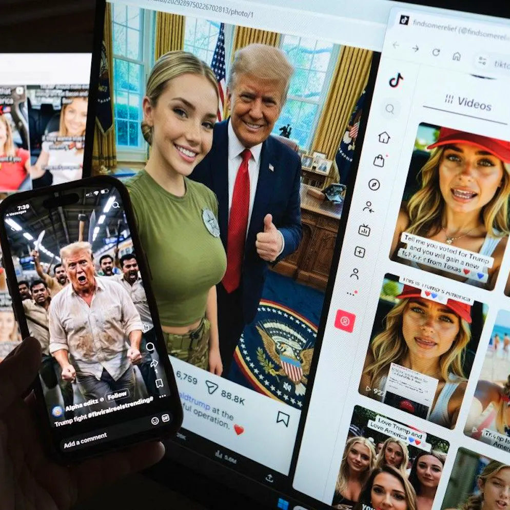 Fanatisch und falsch. KI-Avatare machen vor US-Midterms Stimmung für Trump