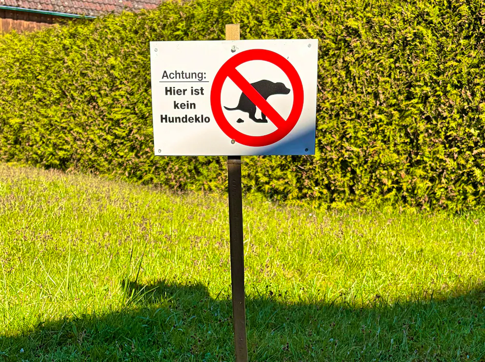 Dogs can become a point of contention in the neighborhood not only with noise, but also with their business.