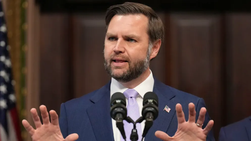 «Nous avons beaucoup de travail pour parvenir à la prospérité que les Américains méritent», a déclaré JD Vance (image d'archives).