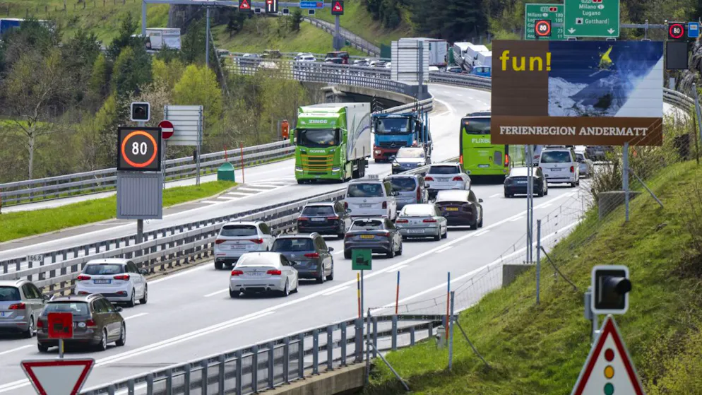 Trafic routier. Gothard : dix kilomètres de bouchons devant le portail nord