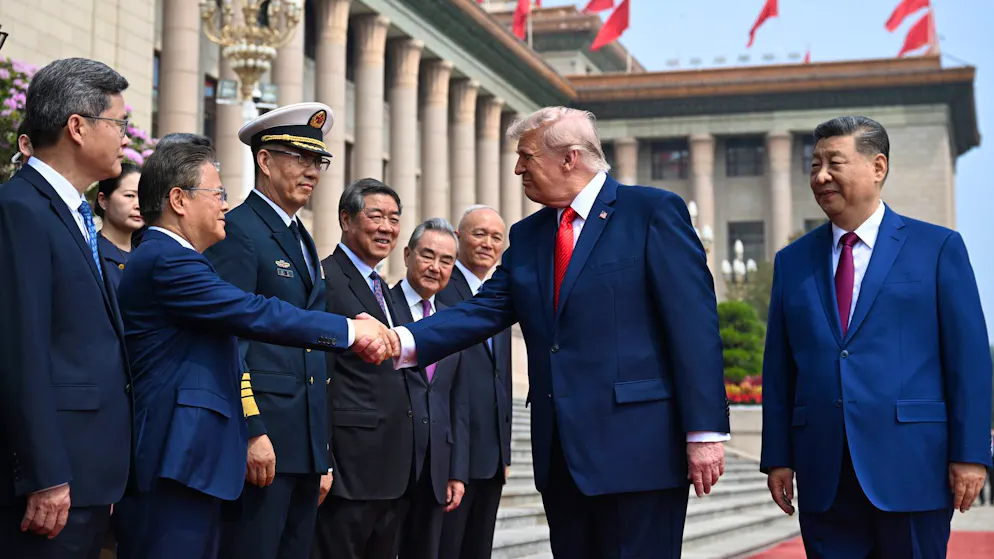 USA unter Donald Trump. Parade und «grossartige» Kinder: Xi empfängt Trump in China mit grossem Tamtam