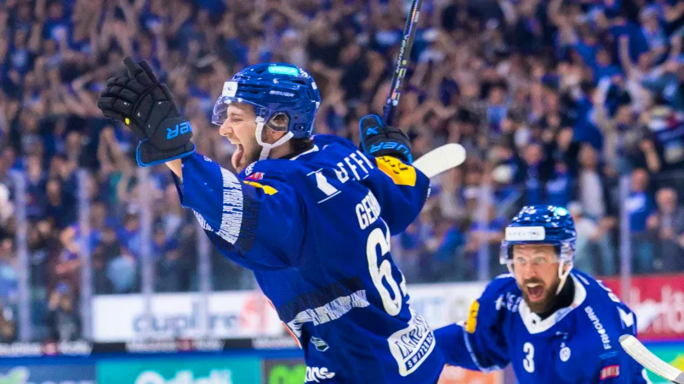 Decisive goal in the sixth final game for Fribourg: Jeremi Gerber