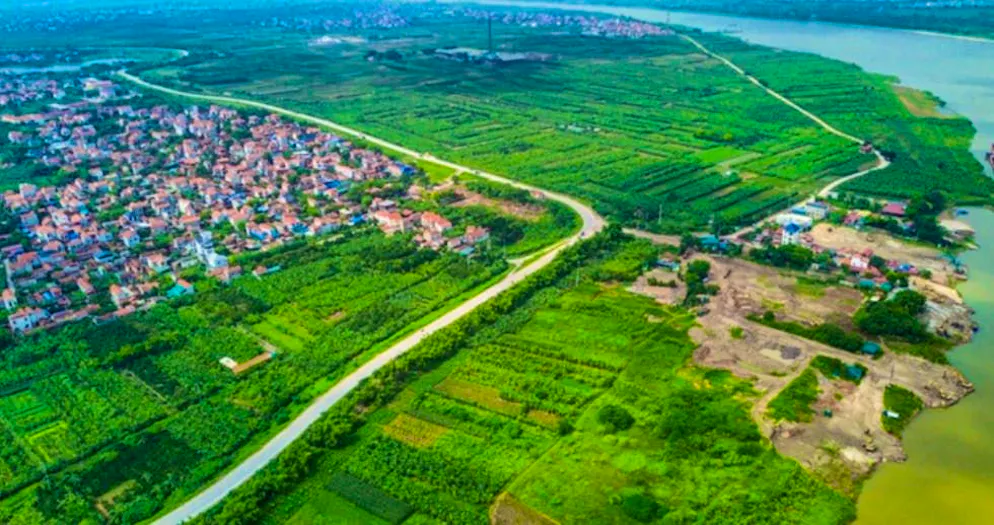Dans la province viatnamienne de Hung Yen, près de la capitale Hanoi, un immense terrain de golf Trump devrait un jour voir le jour.