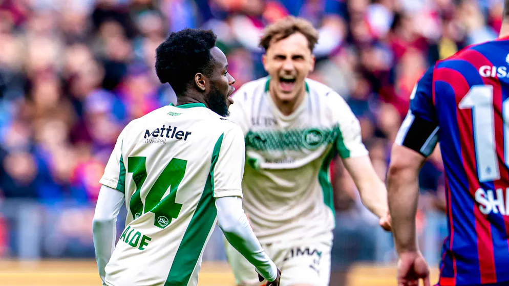 St.Gallen secures 2nd place. Basel lose their last home game and miss out on the European Cup