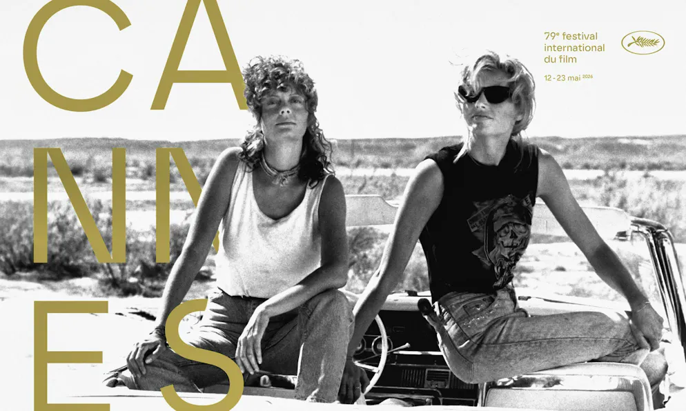 Festival di Cannes 2026. Susan Sarandon e Geena Davis adornano il poster di Cannes di quest'anno: un omaggio all'anniversario di «Thelma e Louise».
