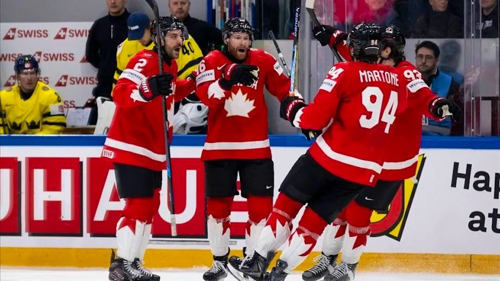 Mondiali di hockey. Il primo big match al Canada, superata 5-3 la Svezia