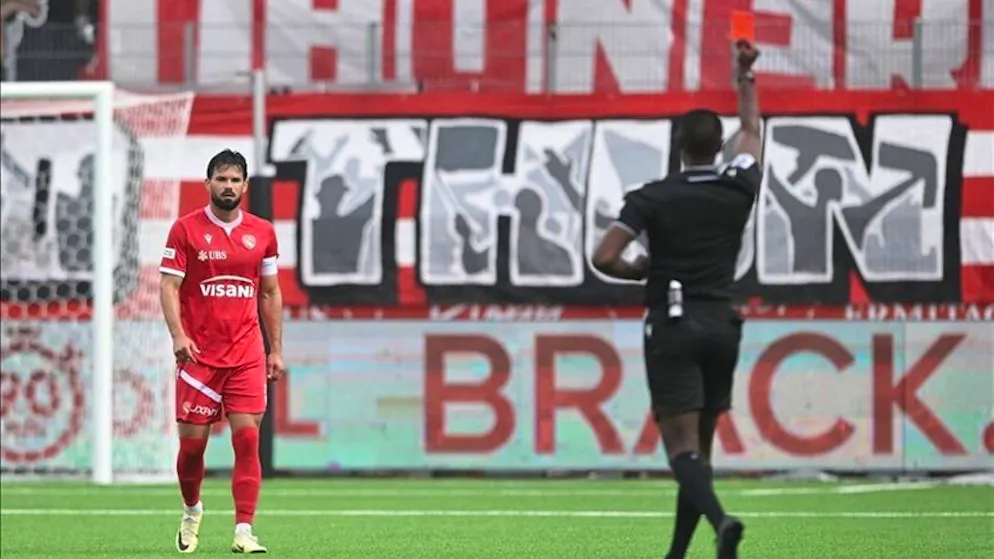 Calcio. Il capitano del Thun Bürki si becca cinque giornate di squalifica