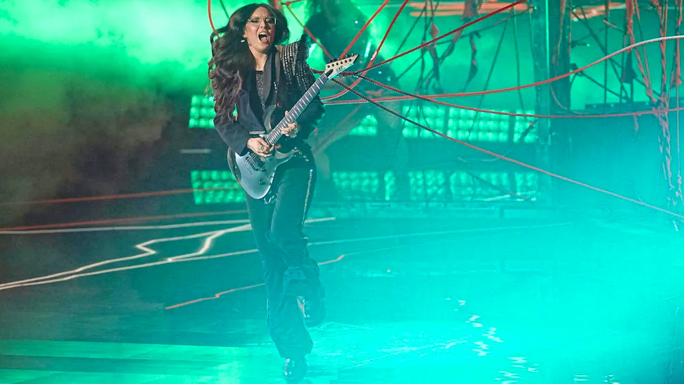 Veronica Fusaro rockte am Donnerstagabend im zweiten ESC-Halbfinale.