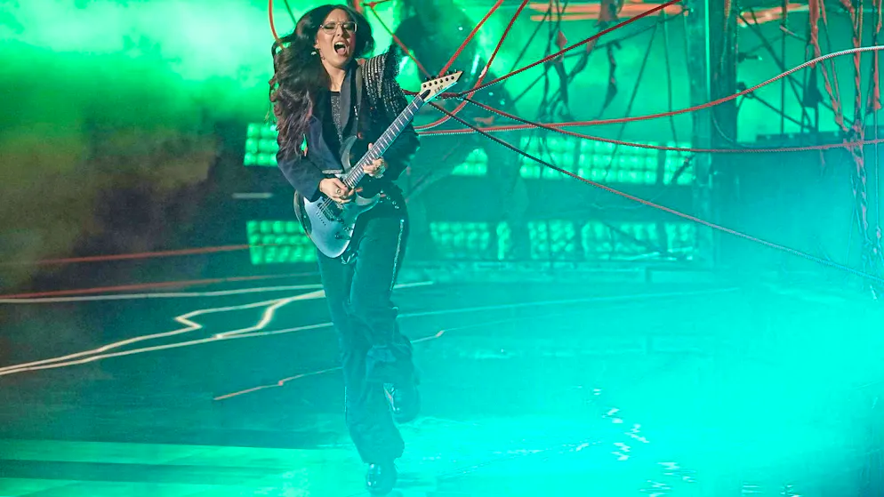 Veronica Fusaro rocked the second ESC semi-final on Thursday evening.