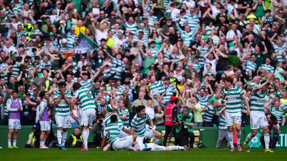Siegtreffer in der 88. Minute. Celtic fängt die Hearts am letzten Spieltag noch ab