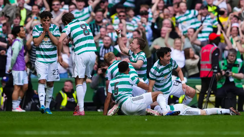 Siegtreffer in der 88. Minute. Celtic fängt die Hearts am letzten Spieltag noch ab