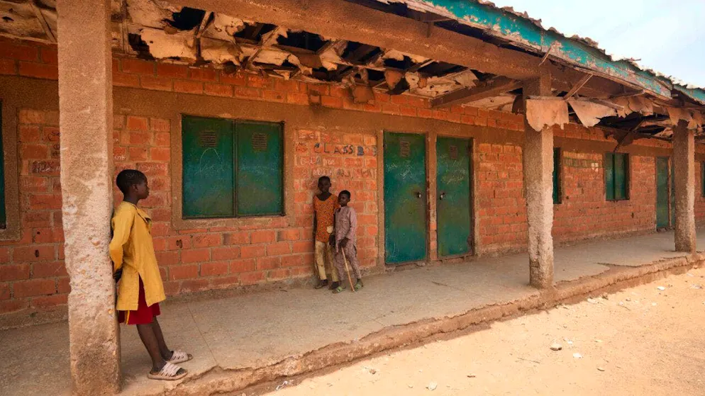 ARCHIVE - Children play at the LEA Primary and Secondary School Kuriga. Photo: Sunday Alamba/AP/dpa