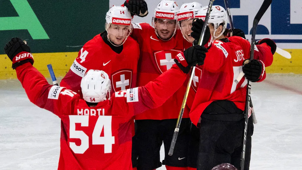 Zwei WM-Spiele, sechs Punkte. Die Hockey-Nati besteht Geduldsprobe und schlägt Lettland mit 4:2