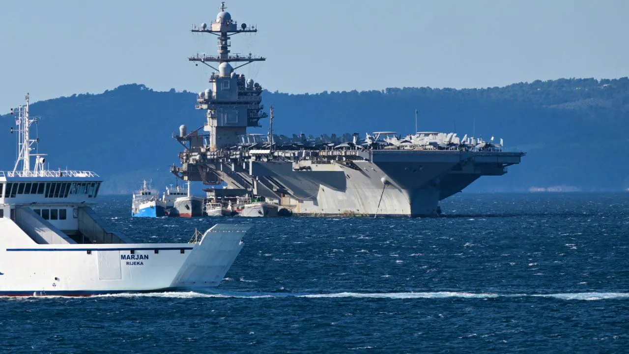 Moyen-Orient. Le porte-avions Gerald Ford de retour aux Etats-Unis