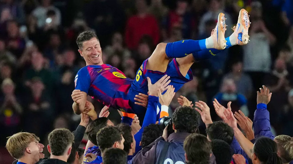 Video-Highlights. Barcelona schlägt Betis – und verabschiedet Robert Lewandowski