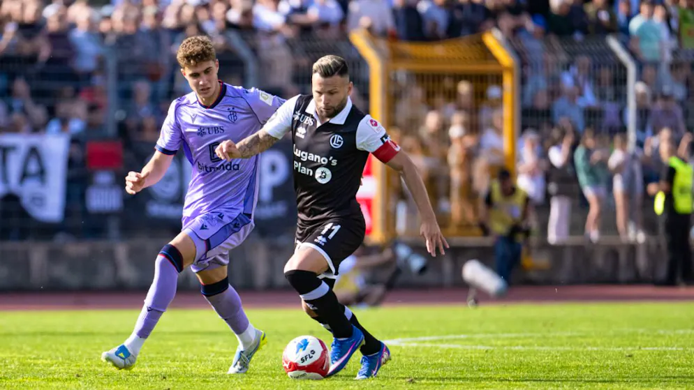 Super League. Lugano finishes off Basel at the end