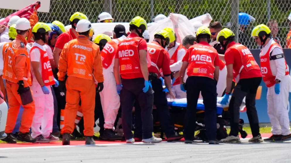 GP di Catalogna. MotoGP: gara interrotta dopo un grave incidente ad Alex Marquez. Alla fine vince Fabio Di Giannantonio