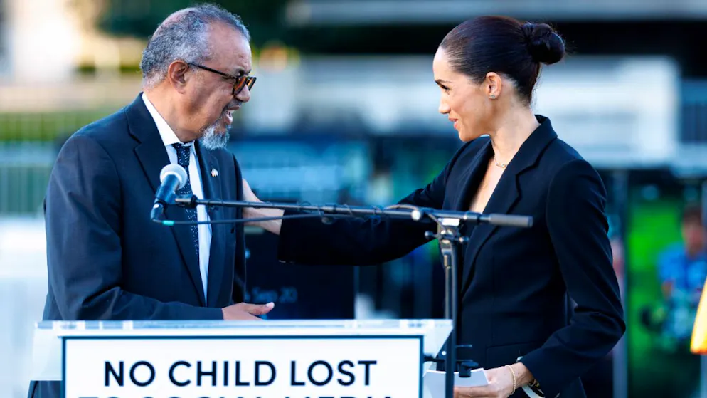 Violence en ligne. Meghan Markle à Genève pour les enfants victimes