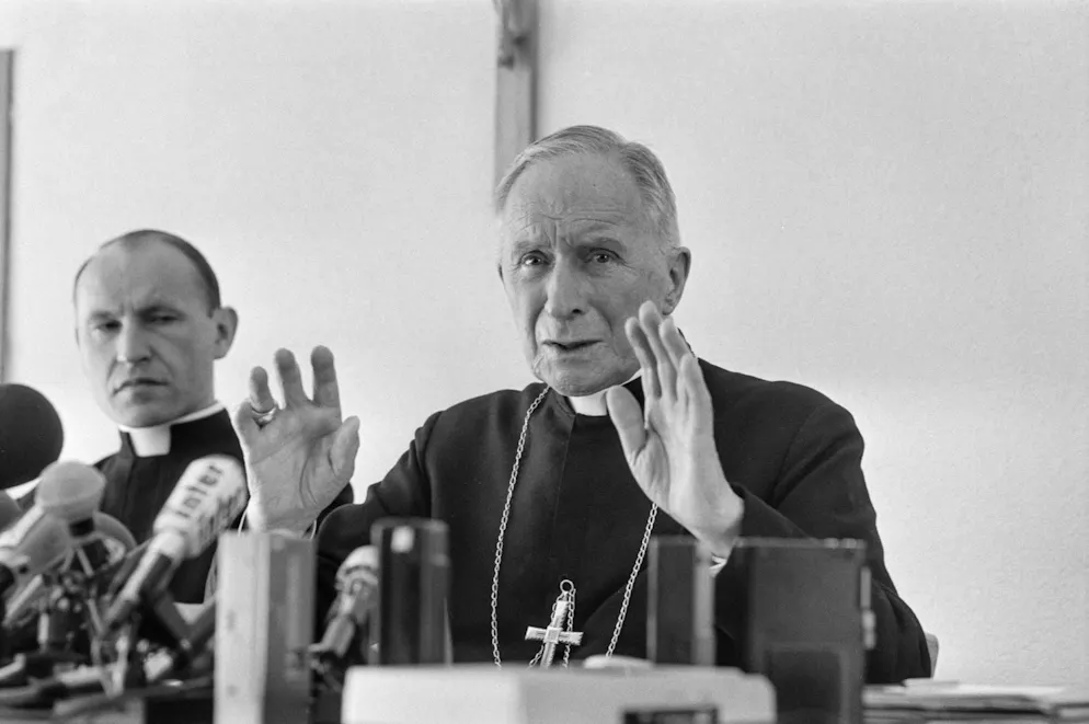 L'arcivescovo Marcel Lefebvre in una foto del 1988. È morto nel 1991.