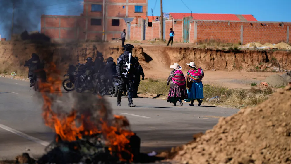 Gewaltsame Proteste. EDA rät von Reisen nach Bolivien ab