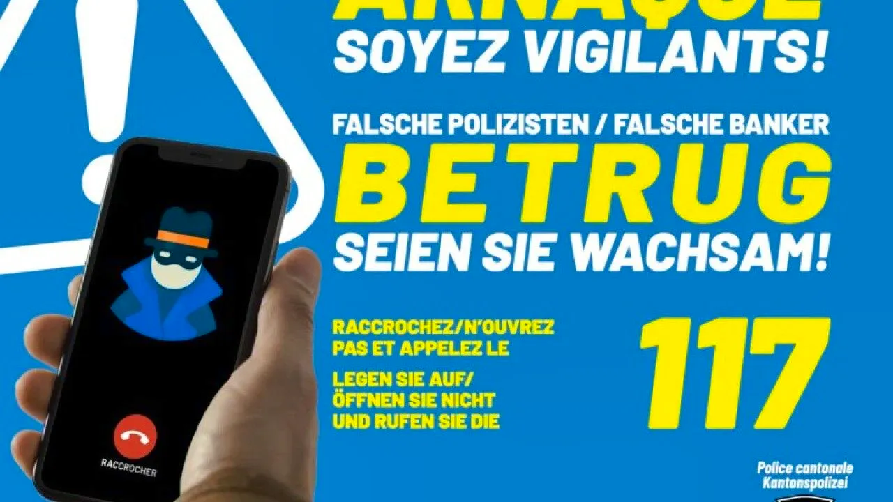 Cases of fraud. Around 30 attempted frauds by fake police officers in the canton of Fribourg