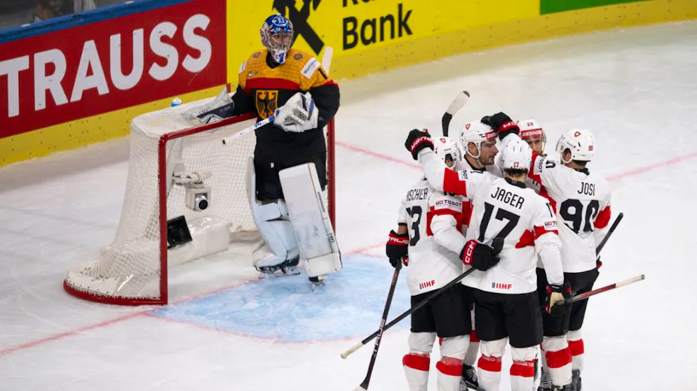 Switzerland - Germany 6:1. Clear Swiss victory against arch-rival Germany