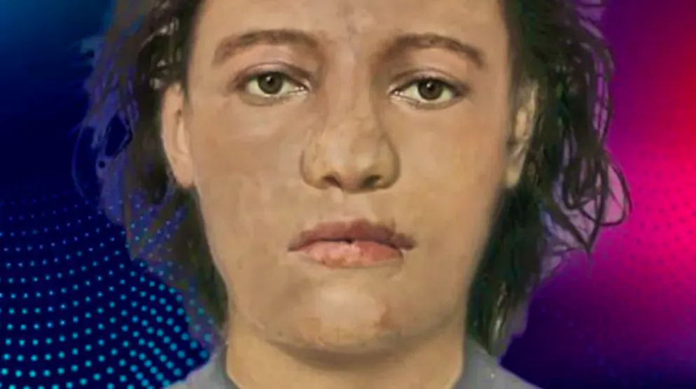 Specialists digitally reconstructed the face of the dead woman from the Main. 
