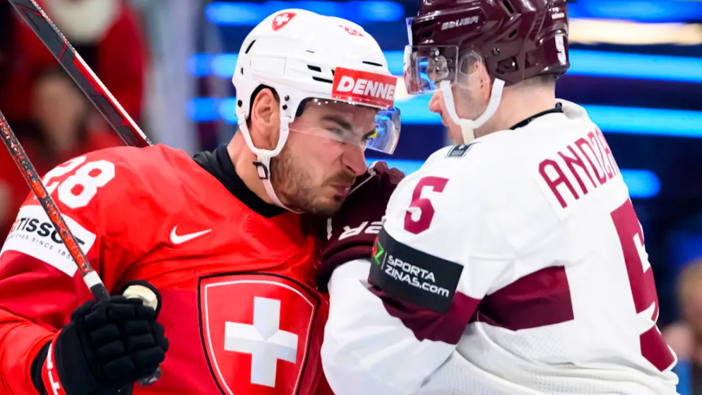 33 Skorerpunkte in 35 WM-Spielen. Meier verkörpert das Schweizer Power-Hockey