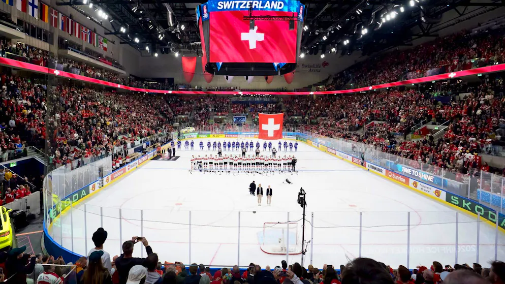 Mondial de hockey : ambiance à Zurich. Les rencontres de l’équipe de Suisse se dérouleront toutes à guichets fermés.