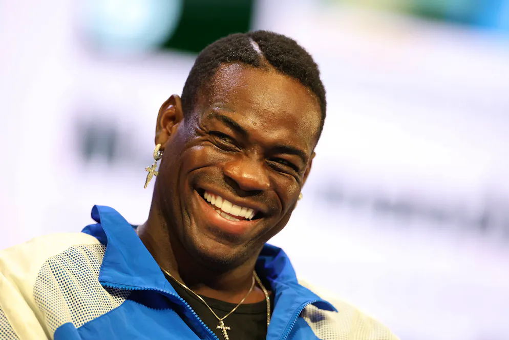 Il calciatore italiano Mario Balotelli (foto d'archivio).