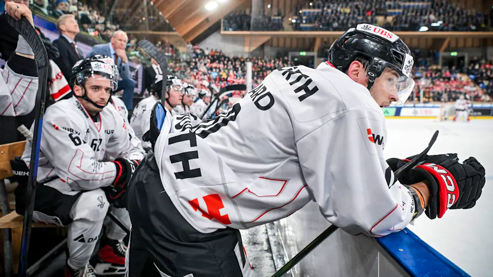 Anthony Richard durant le match entre le HC Sparta Praha et le Team Canada à la Spengler Cup (archives).