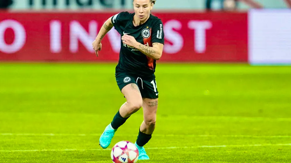 Géraldine Reuteler shows her class once again in her last game for Eintracht Frankfurt