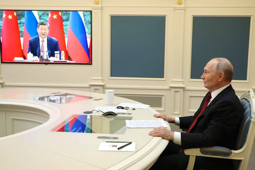 Vladimir Putin e Xi Jinping avevano avuto un colloquio in videoconferenza nel corso del mese di febbraio.