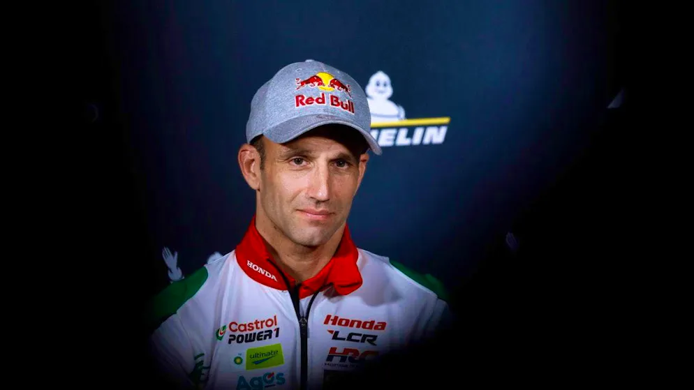 Johann Zarco seriously injures his left knee in his crash at the Catalan Grand Prix