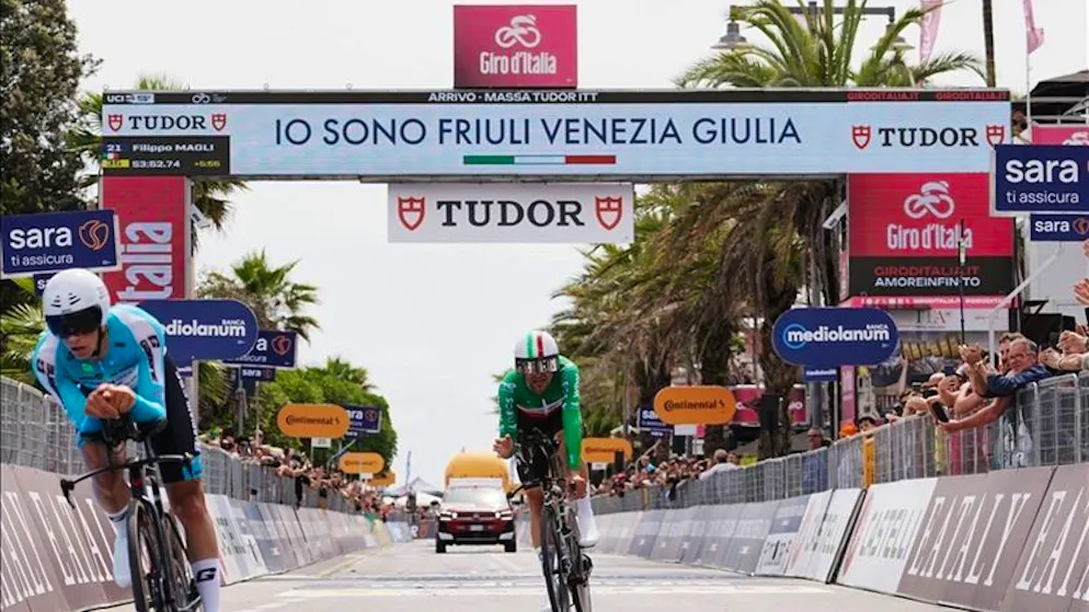 Ciclismo. Ganna vince la decima tappa del Giro d'Italia, Eulalio si difende per poco