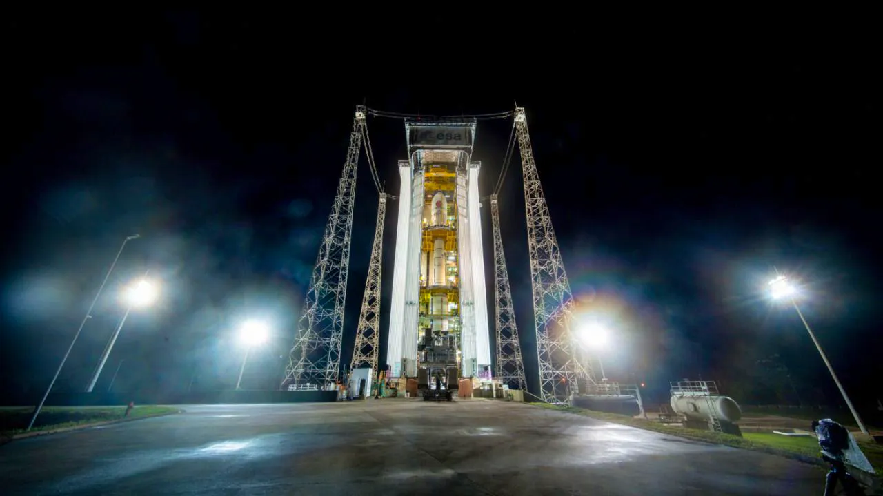 Space travel. Great excitement in Brugg AG at the launch of the 